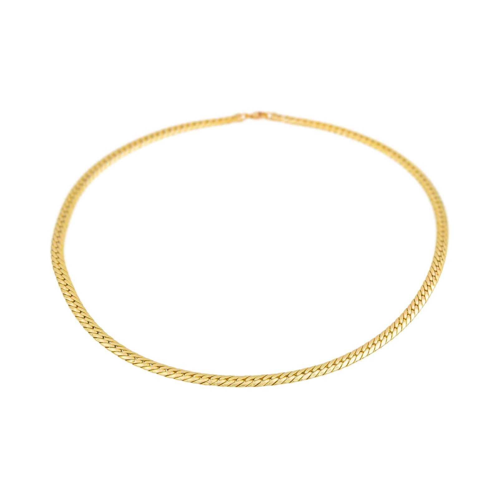 Collier Maille anglaise Or jaune