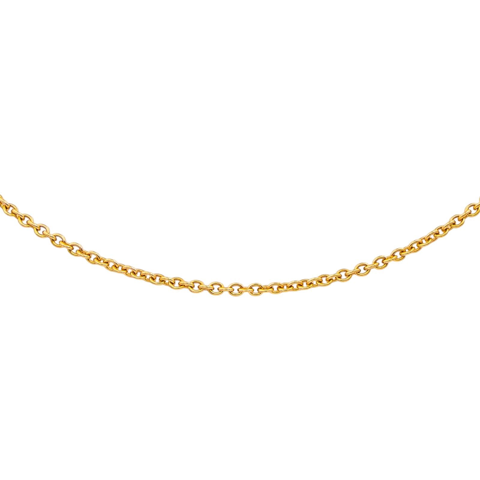 Collier Maille forçat Or jaune