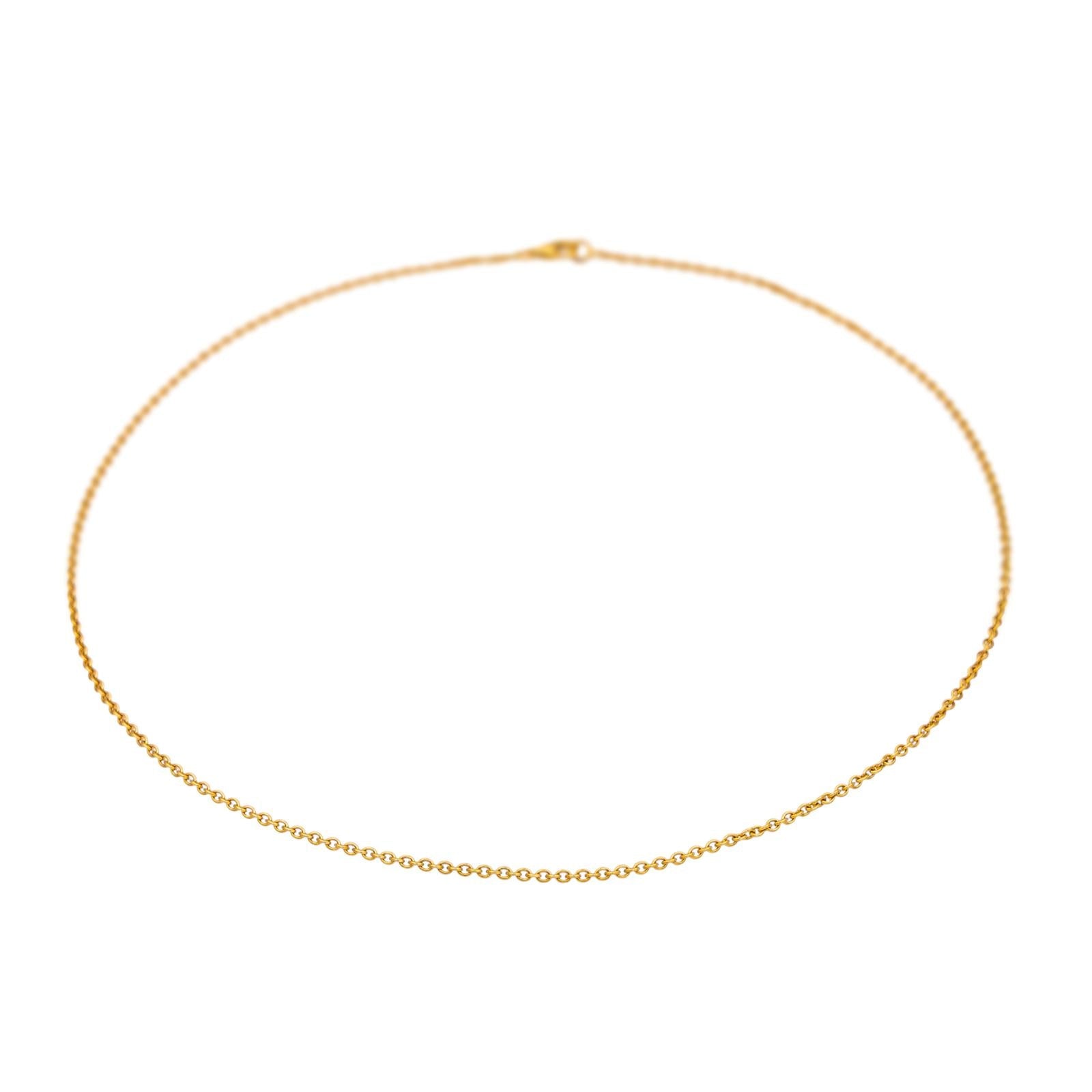 Collier Maille forçat Or jaune