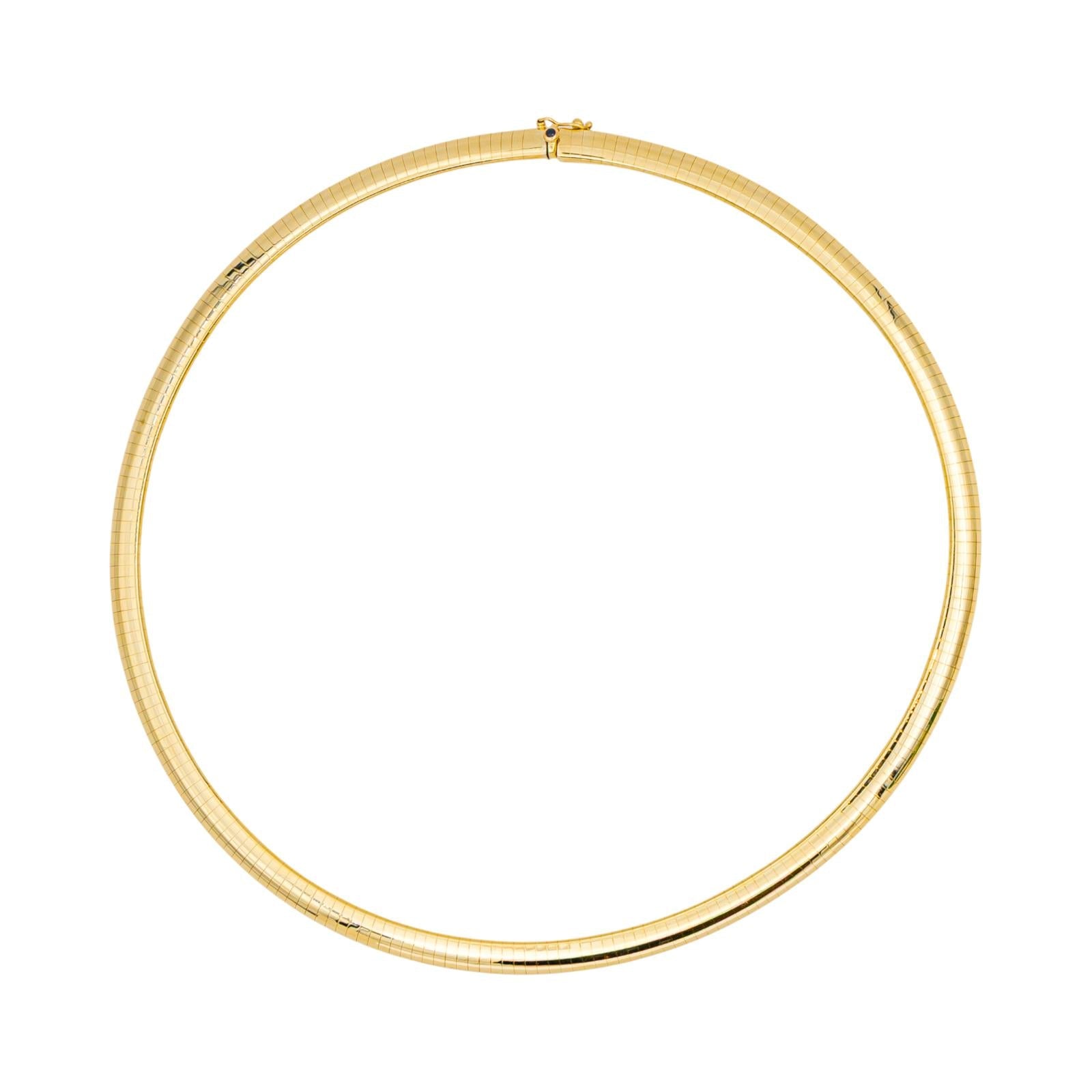 Collier Or jaune Saphir