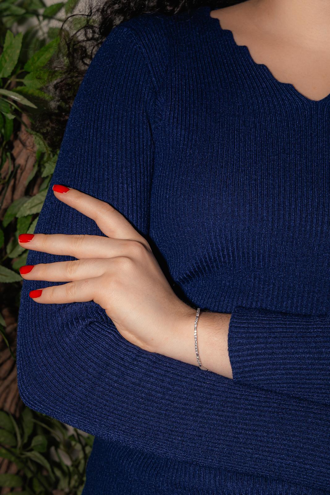 Bracelet Tennis Or blanc Diamant