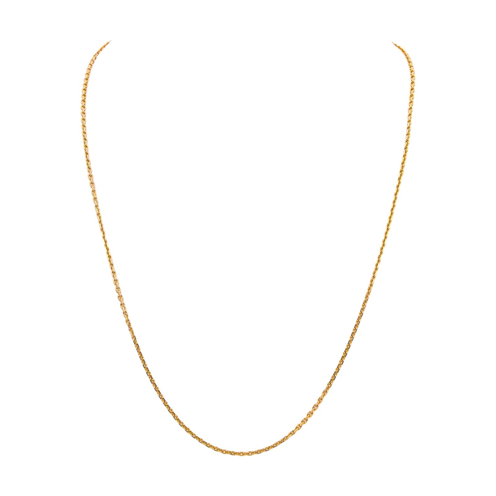 Collier Maille forçat Or rose