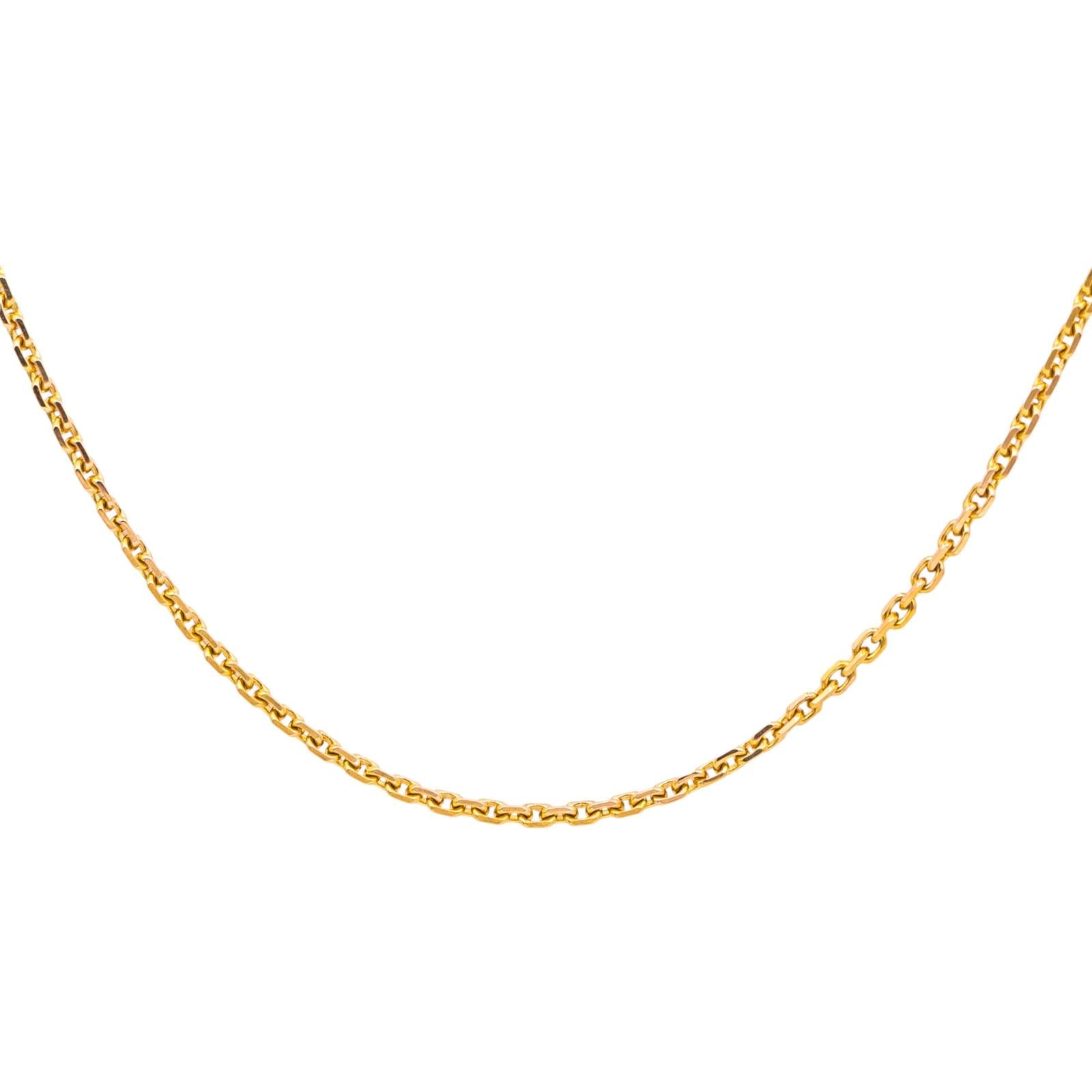 Collier Maille forçat Or rose