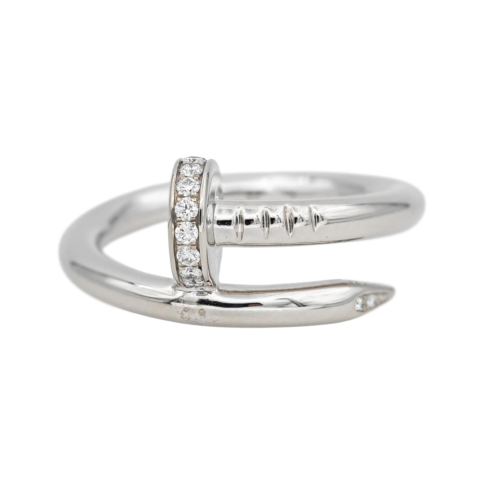 Cartier Bague Juste un clou Or blanc Diamant