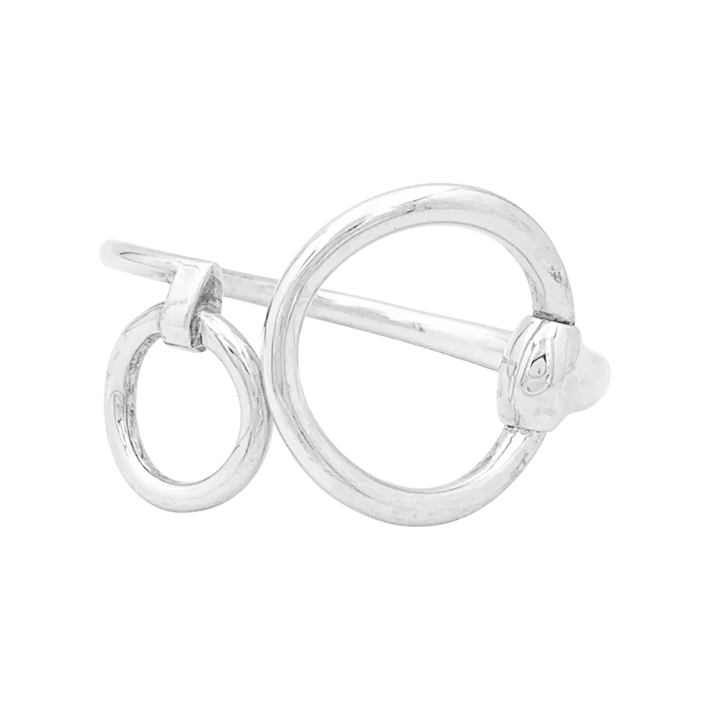 Bracelet Hermès, argent.