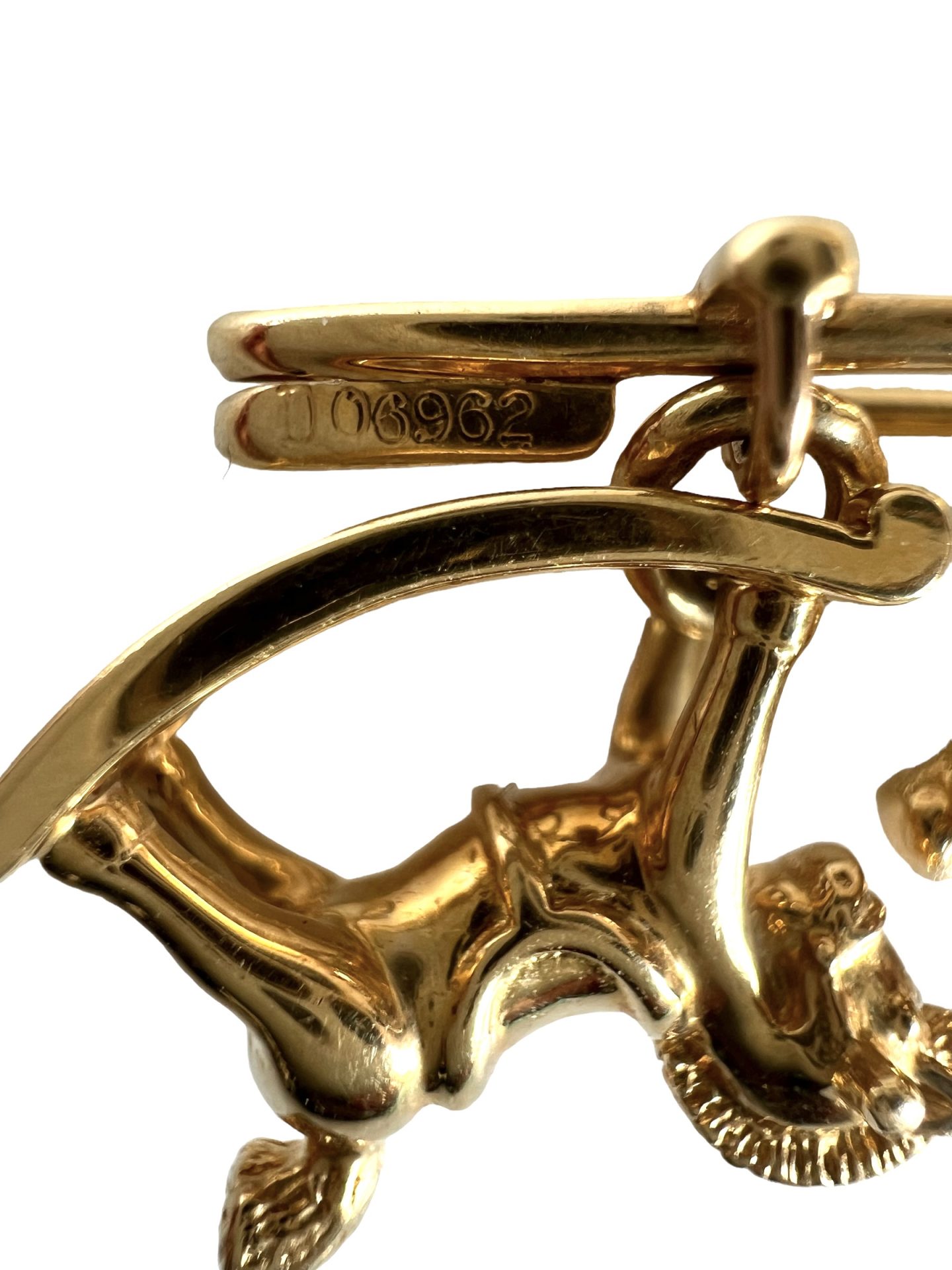 Cartier, 18K gold birthstone brooch, vintage