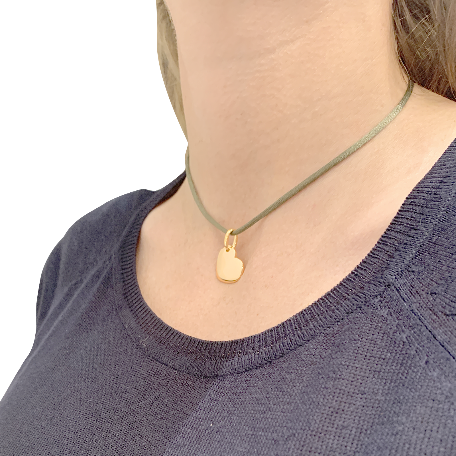 Pendentif Pomellato, "Coeur", en or rose et jaune.