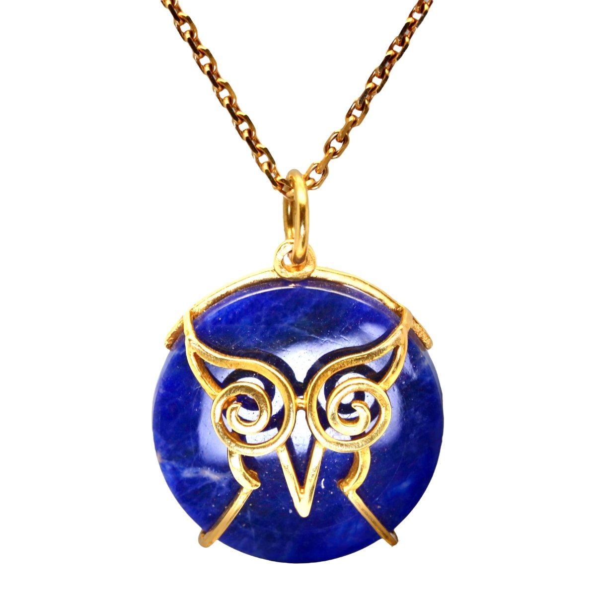 Illias LALAOUNIS Pendentif chouette ou hibou.