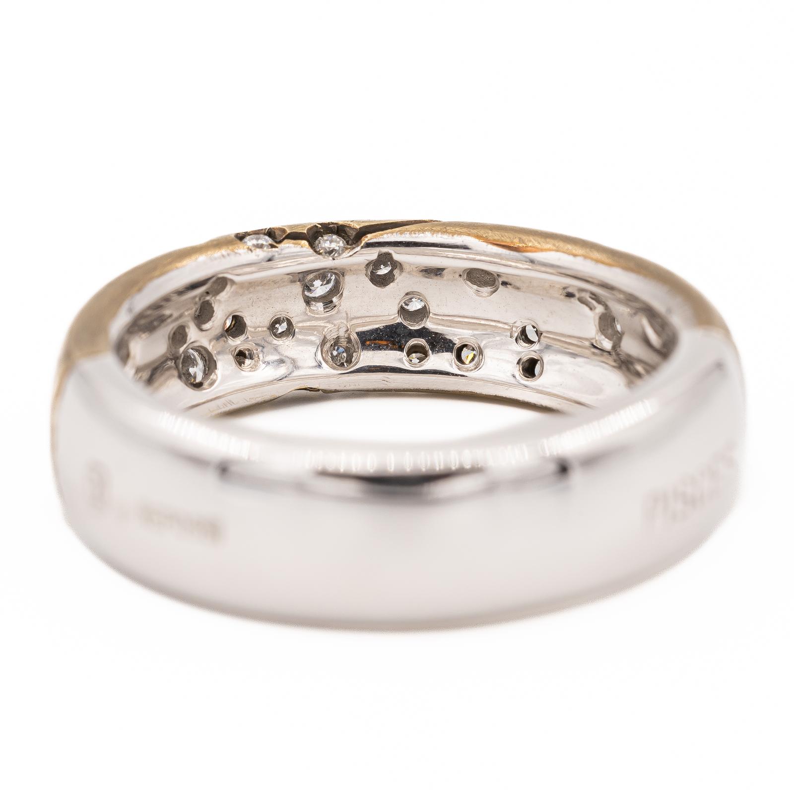 Repossi Astral Ring Black Gold Diamond