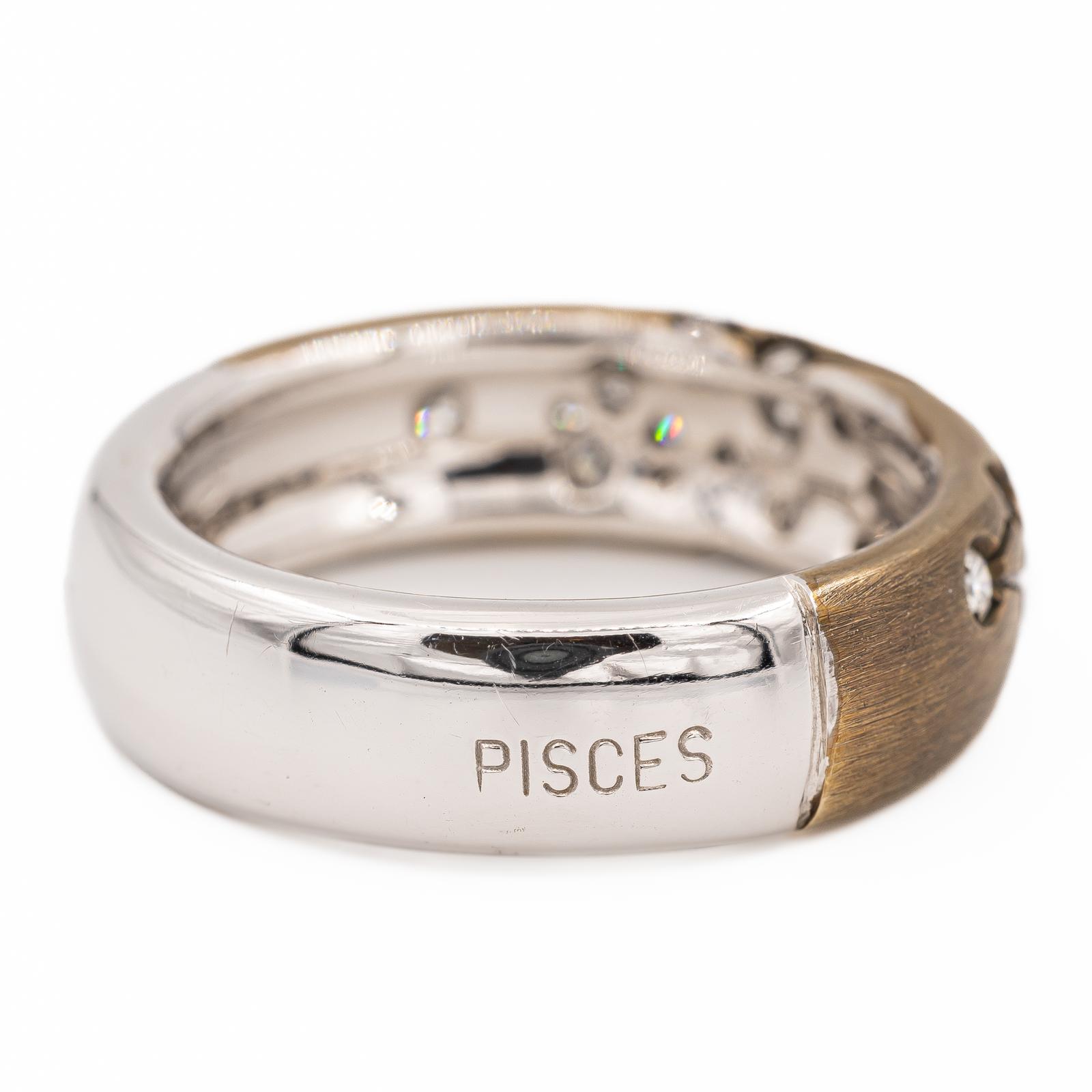 Repossi Astral Ring Black Gold Diamond