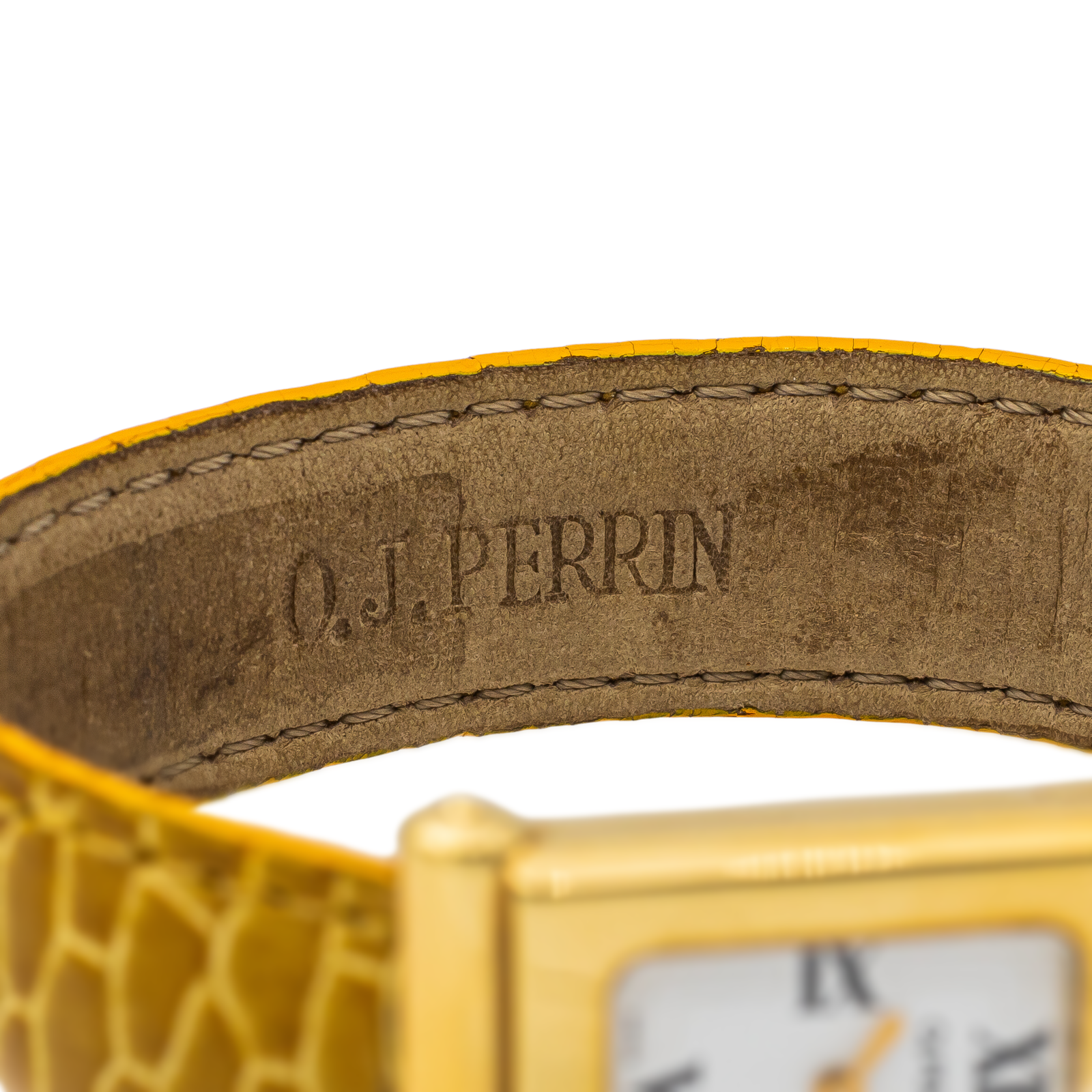 OJ Perrin Milady Yellow Gold Watch