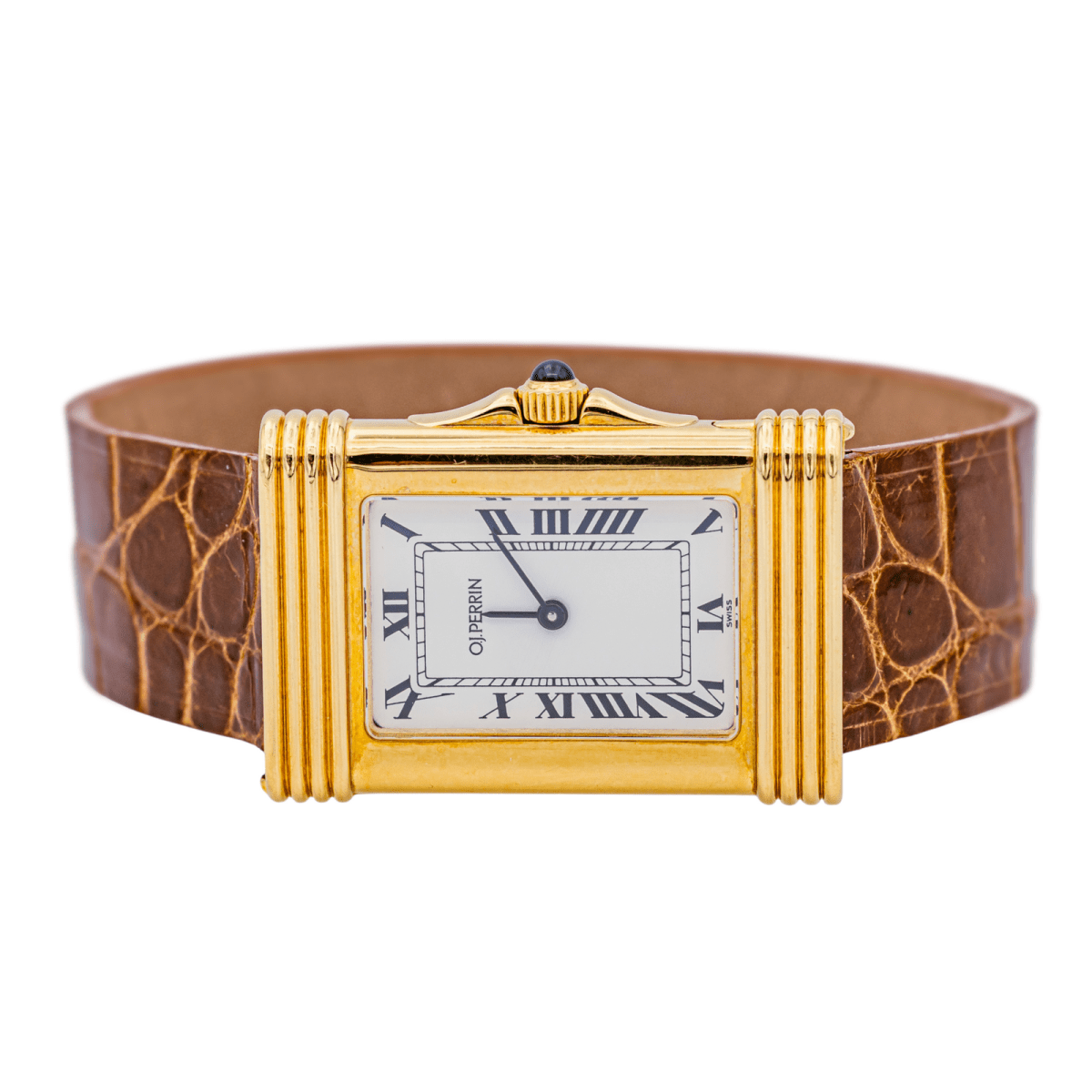 O.J. Perrin Montre Or jaune Saphir - Maison Eloe