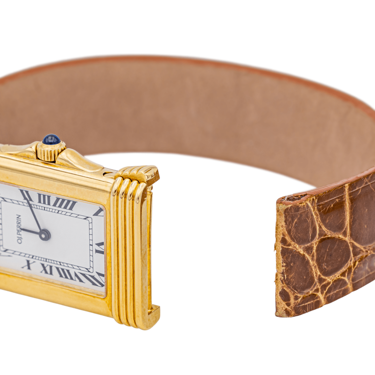 O.J. Perrin Montre Or jaune Saphir - Maison Eloe