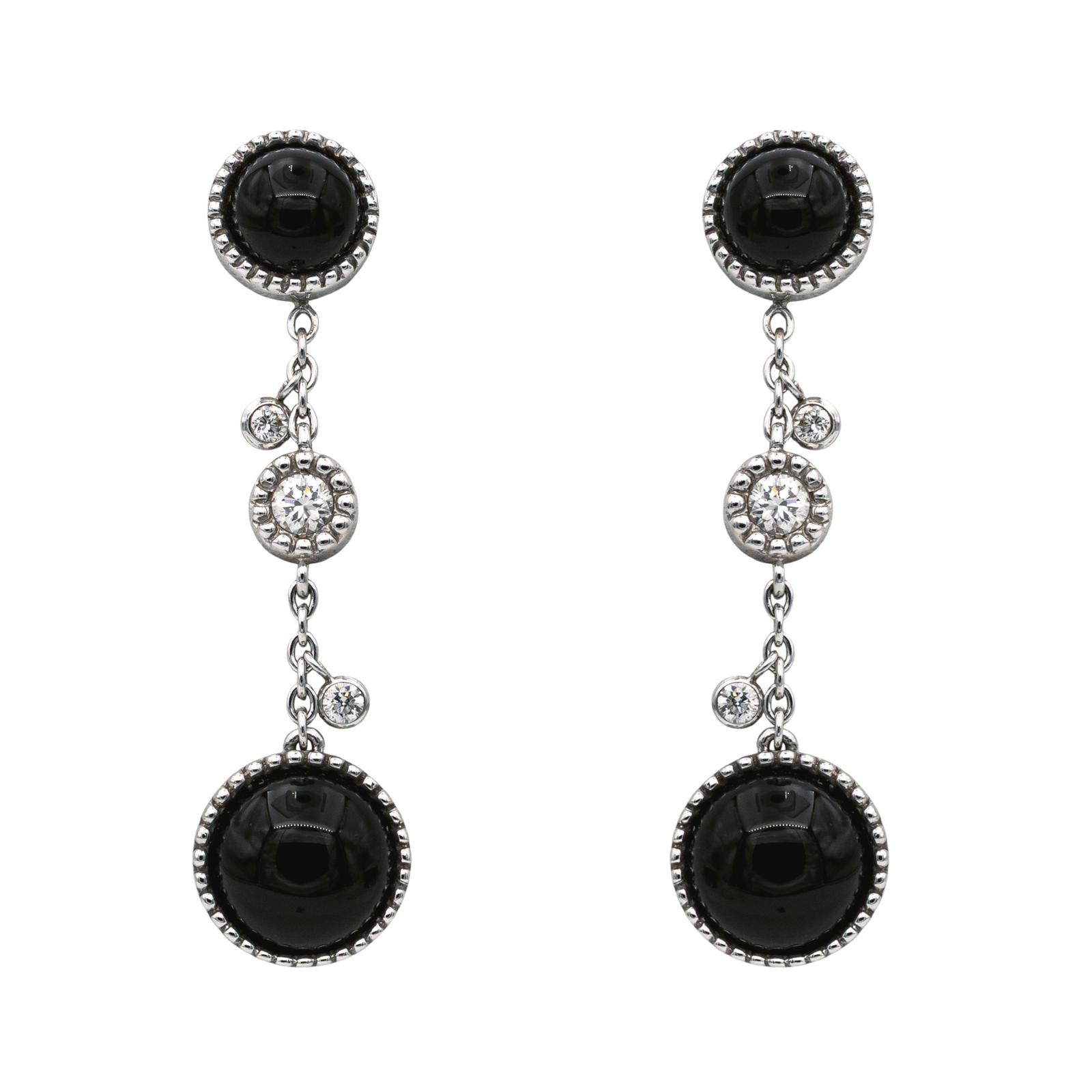 Susie Otero Boucles d'oreilles Pendantes  Or blanc Diamant