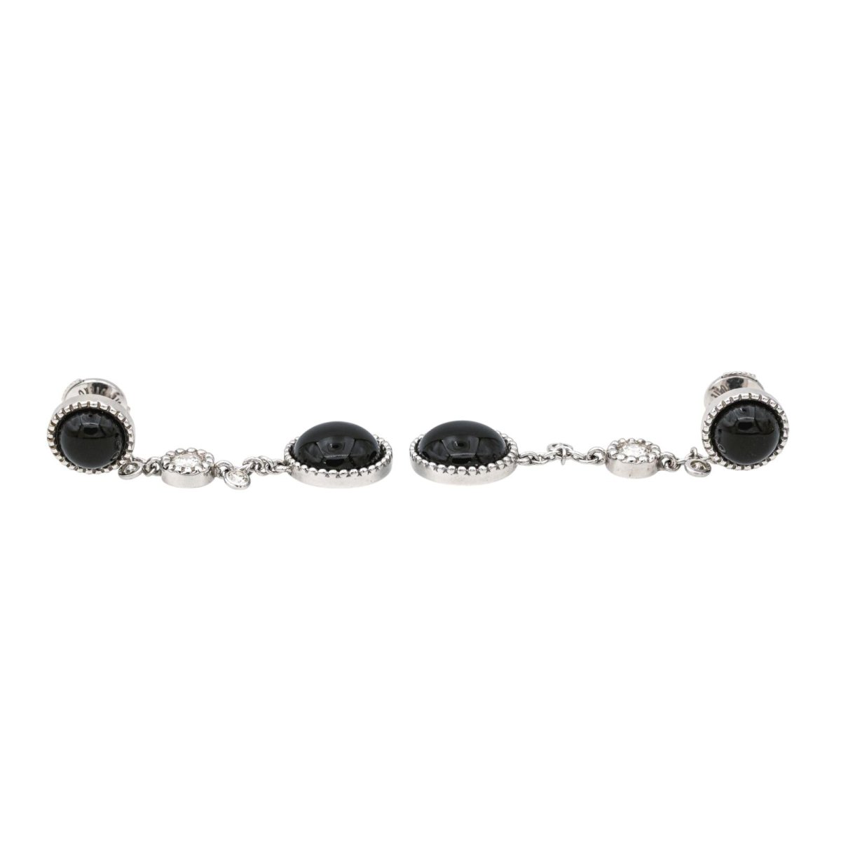Susie Otero Boucles d'oreilles Pendantes Or blanc Diamant - Maison Eloe