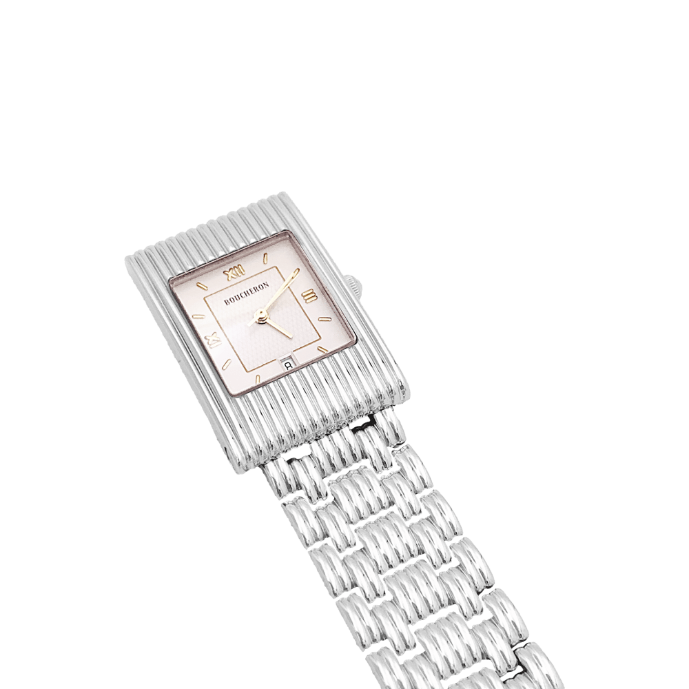 Montre Boucheron, "Reflet", acier.