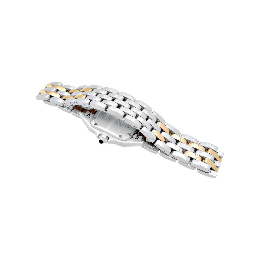 Montre Cartier, "Panthère", or jaune, acier.