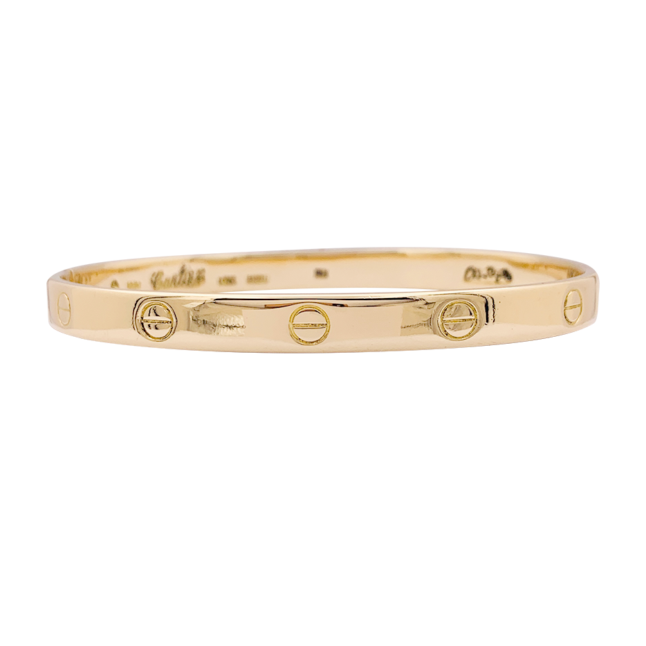 Bracelet Cartier "Love" or jaune.