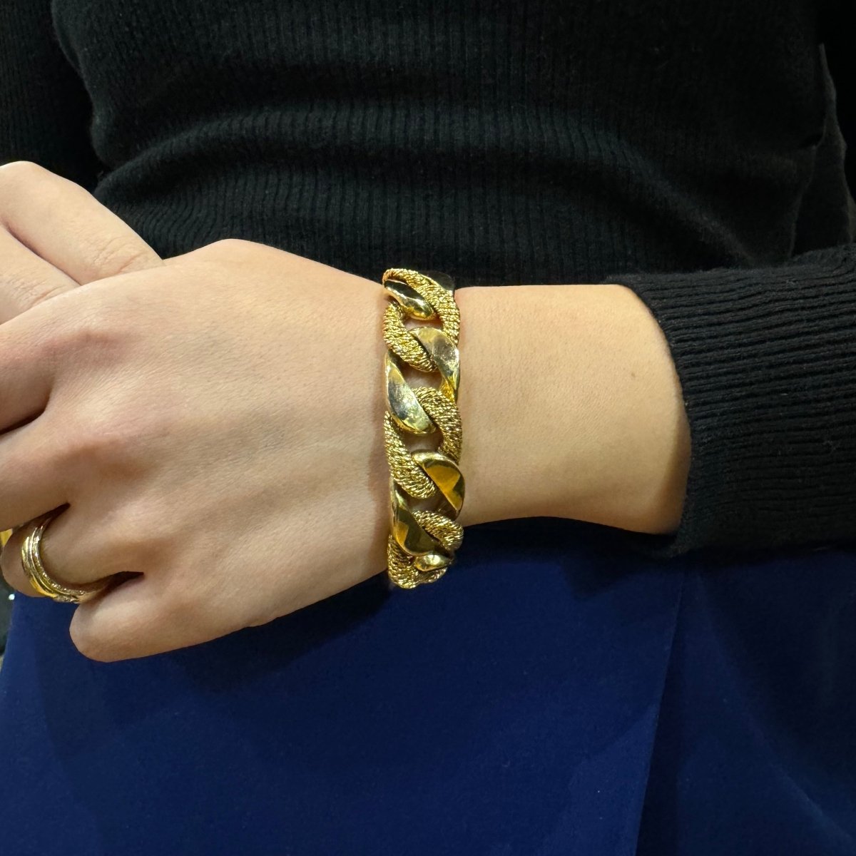 Georges LENFANT Bracelet en or jaune. - Maison Eloe