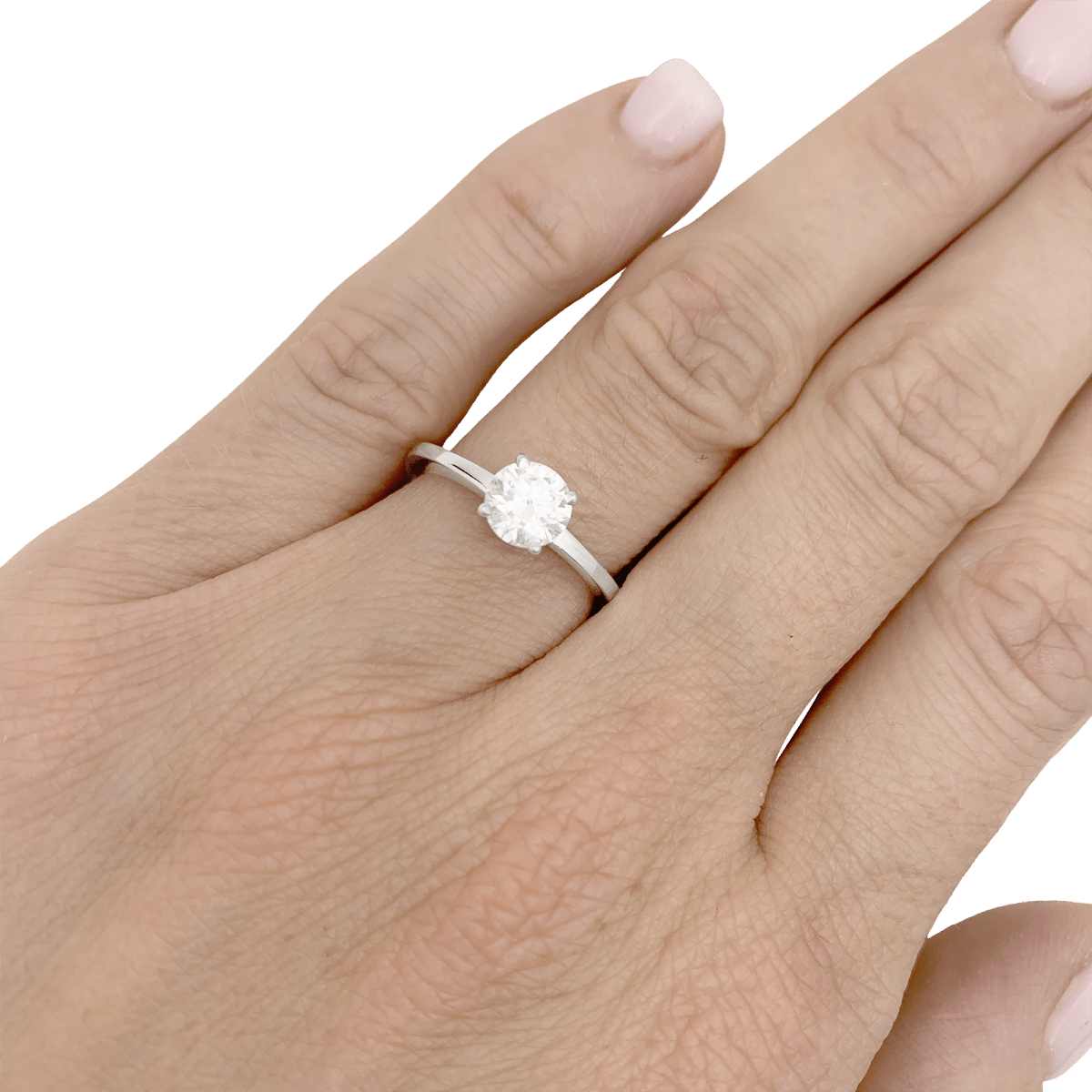 Bague MESSIKA, "Emotion", diamant, or blanc. - Maison Eloe