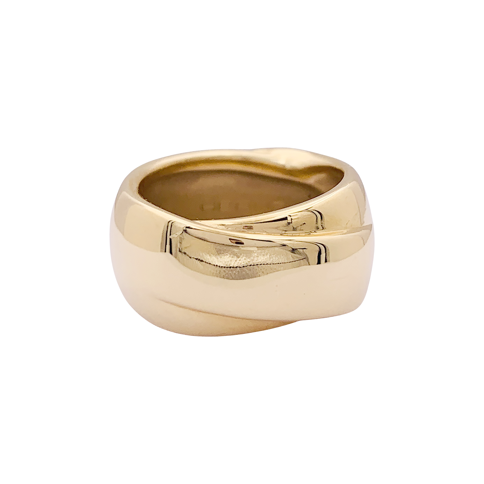 Bague Hermès "Volte", or jaune.