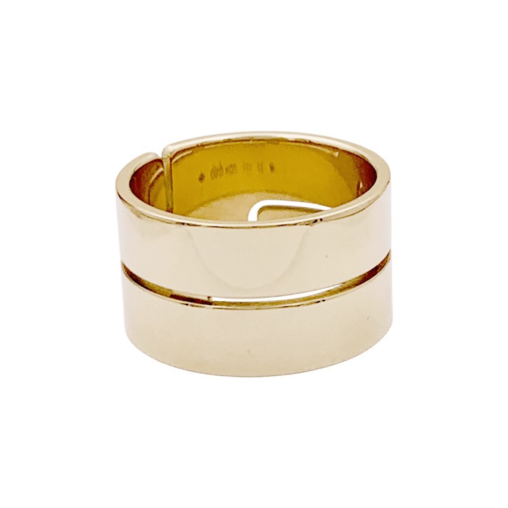 Bague Dinh Van, "Seventies", or jaune. - Maison Eloe