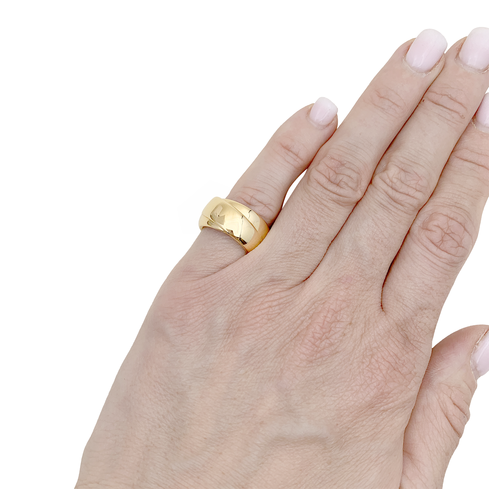 Bague Hermès "Volte", or jaune.