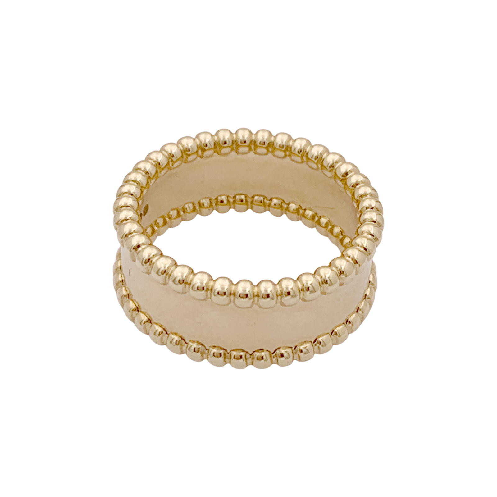 Bague Van Cleef & Arpels, "Perlée signature", or jaune.