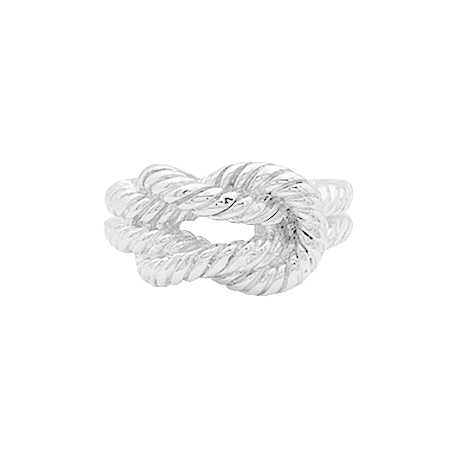 Bague HERMÈS, "Audierne" en argent.