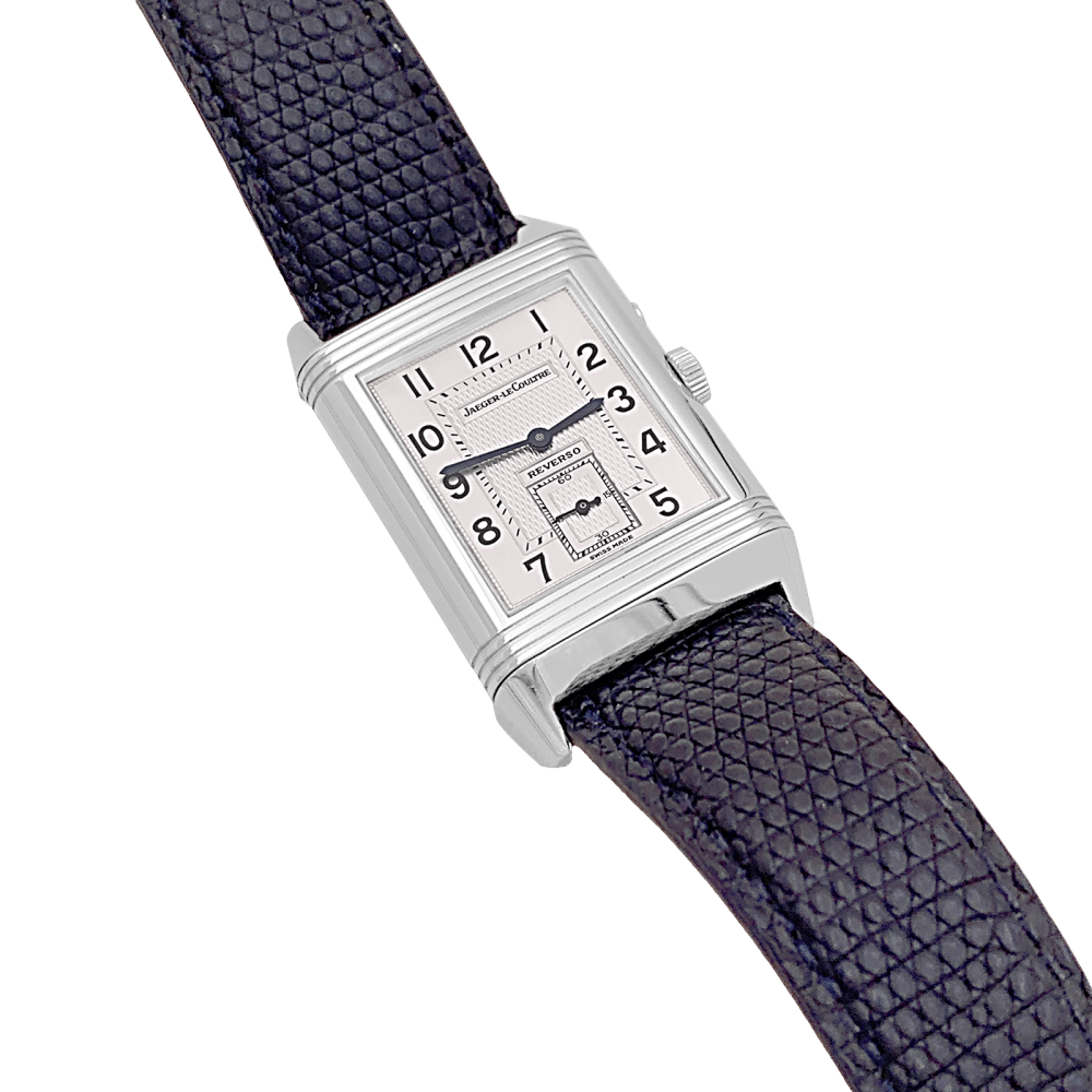 Montre Homme Jaeger Lecoultre, "Duoface Night & Day", acier.