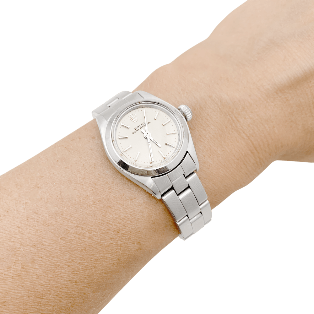Montre Rolex, "Oyster Perpetual" acier.
