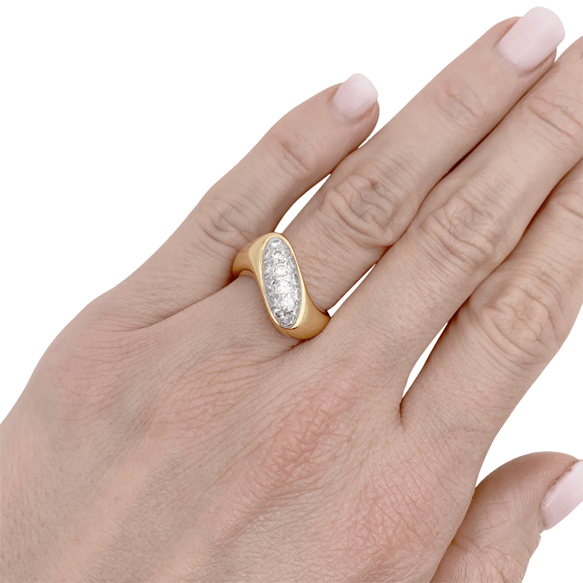 Bague BOUCHERON, or jaune et diamants - Maison Eloe