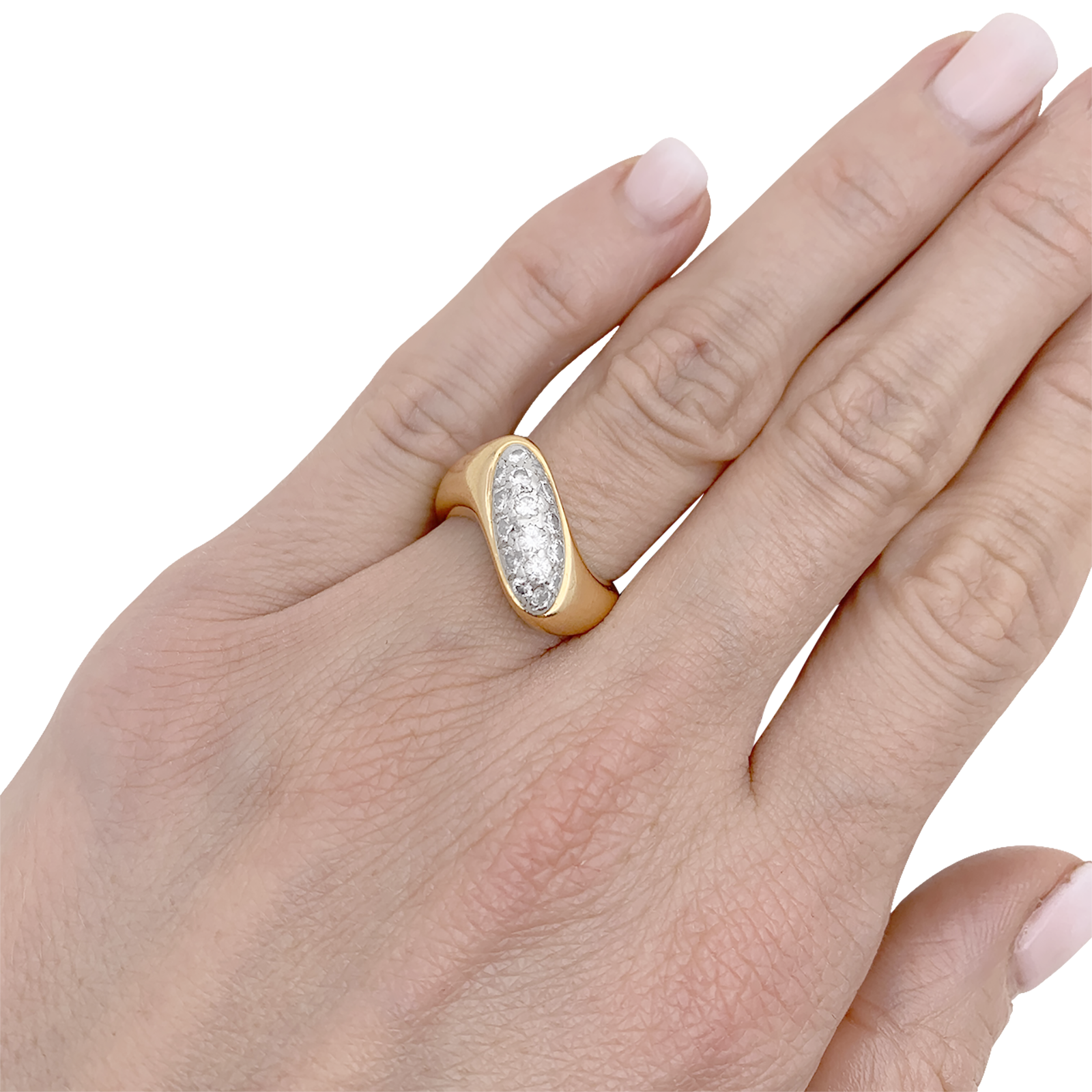 Bague BOUCHERON, or jaune et diamants