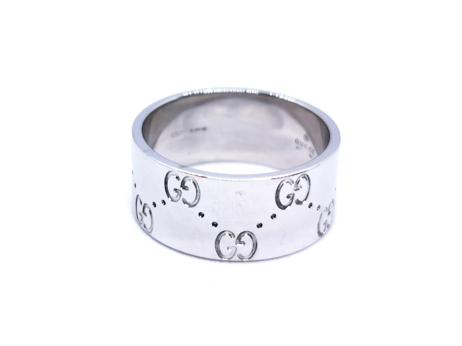 Gucci Icon Ring White Gold