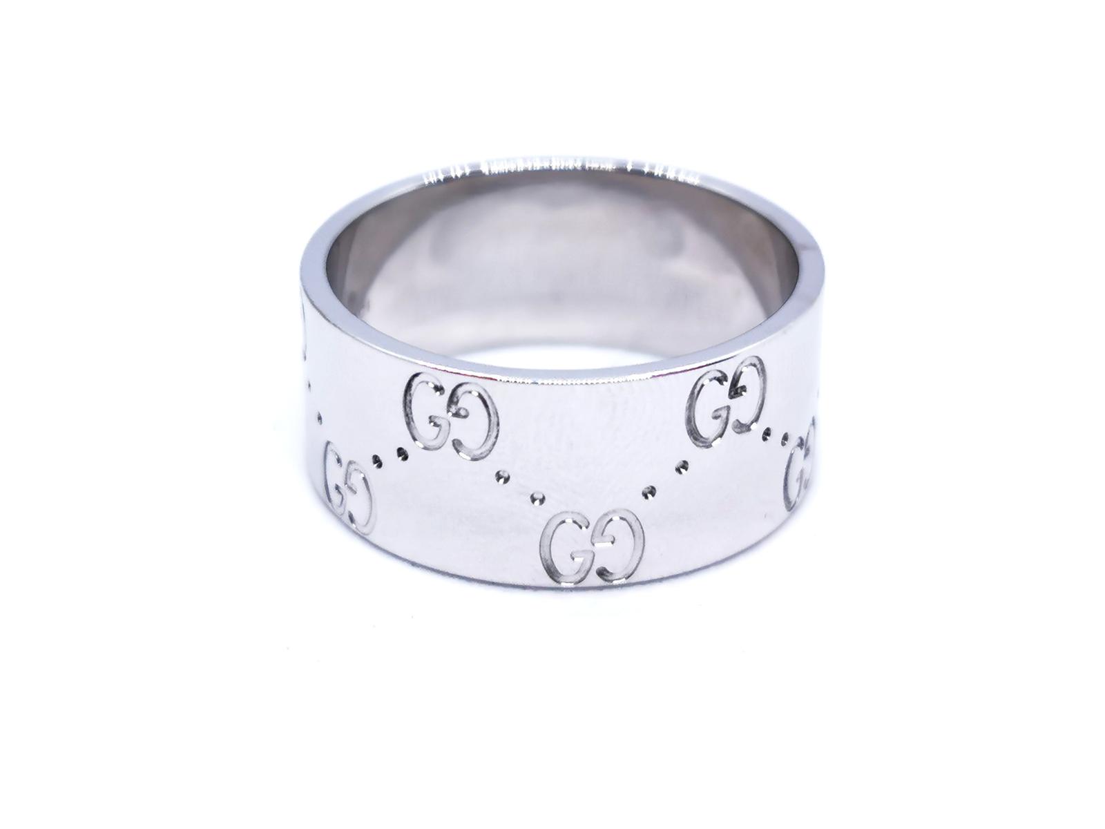 Gucci Icon Ring White Gold
