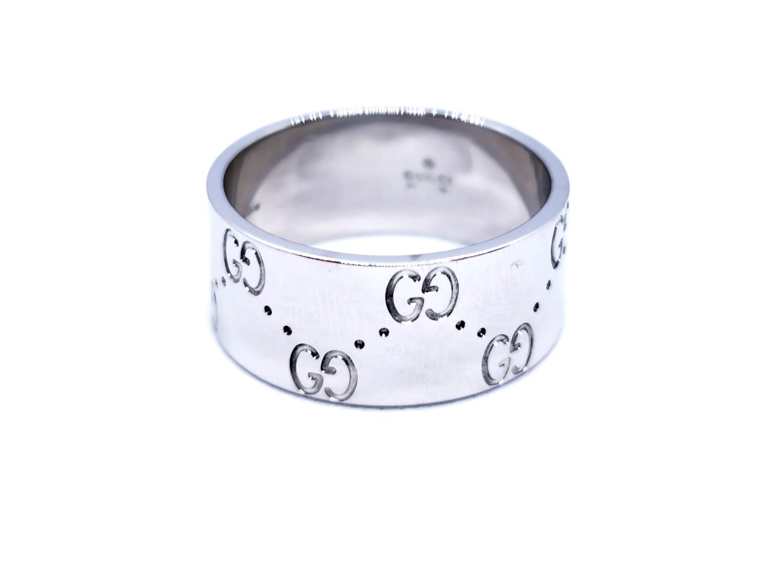 Gucci Icon Ring White Gold