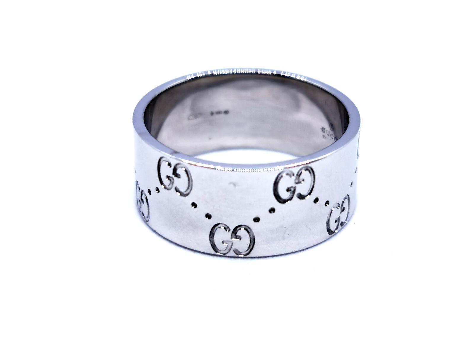 Gucci Icon Ring White Gold