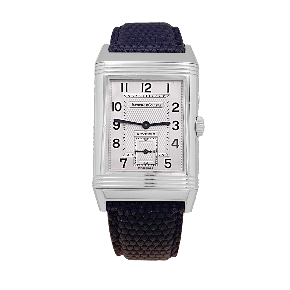 Montre Homme Jaeger Lecoultre, "Duoface Night & Day", acier.