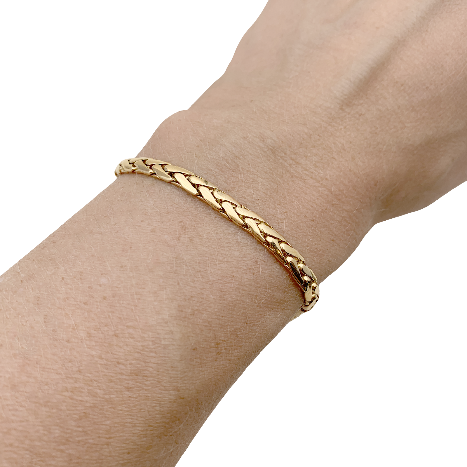 Bracelet vintage Cartier or jaune.