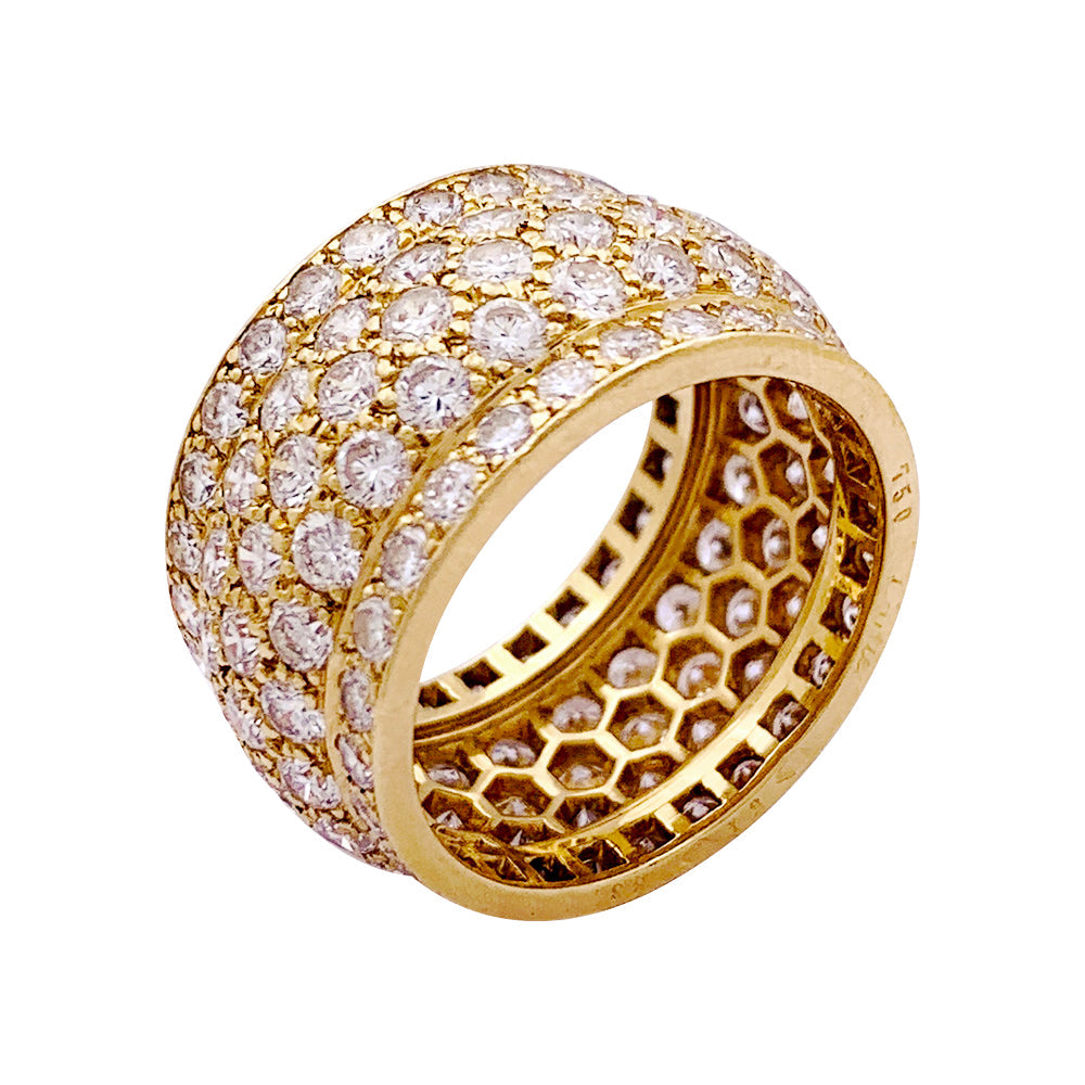 Bague Cartier "Nigeria" or, diamants.