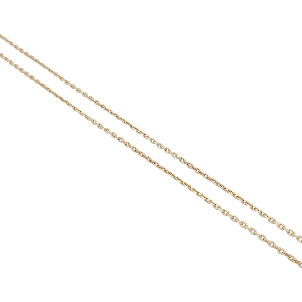 Sautoir en or jaune.