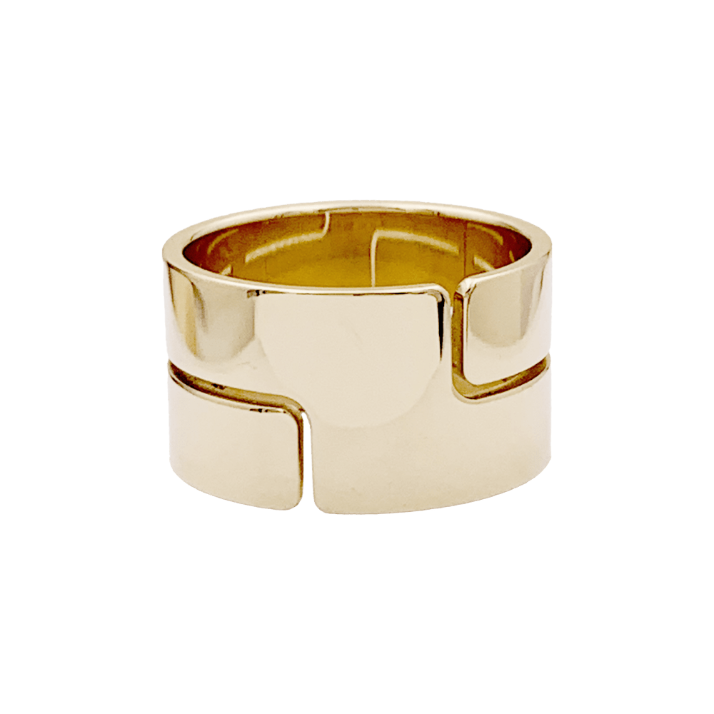 Bague Dinh Van, "Seventies", or jaune. - Maison Eloe