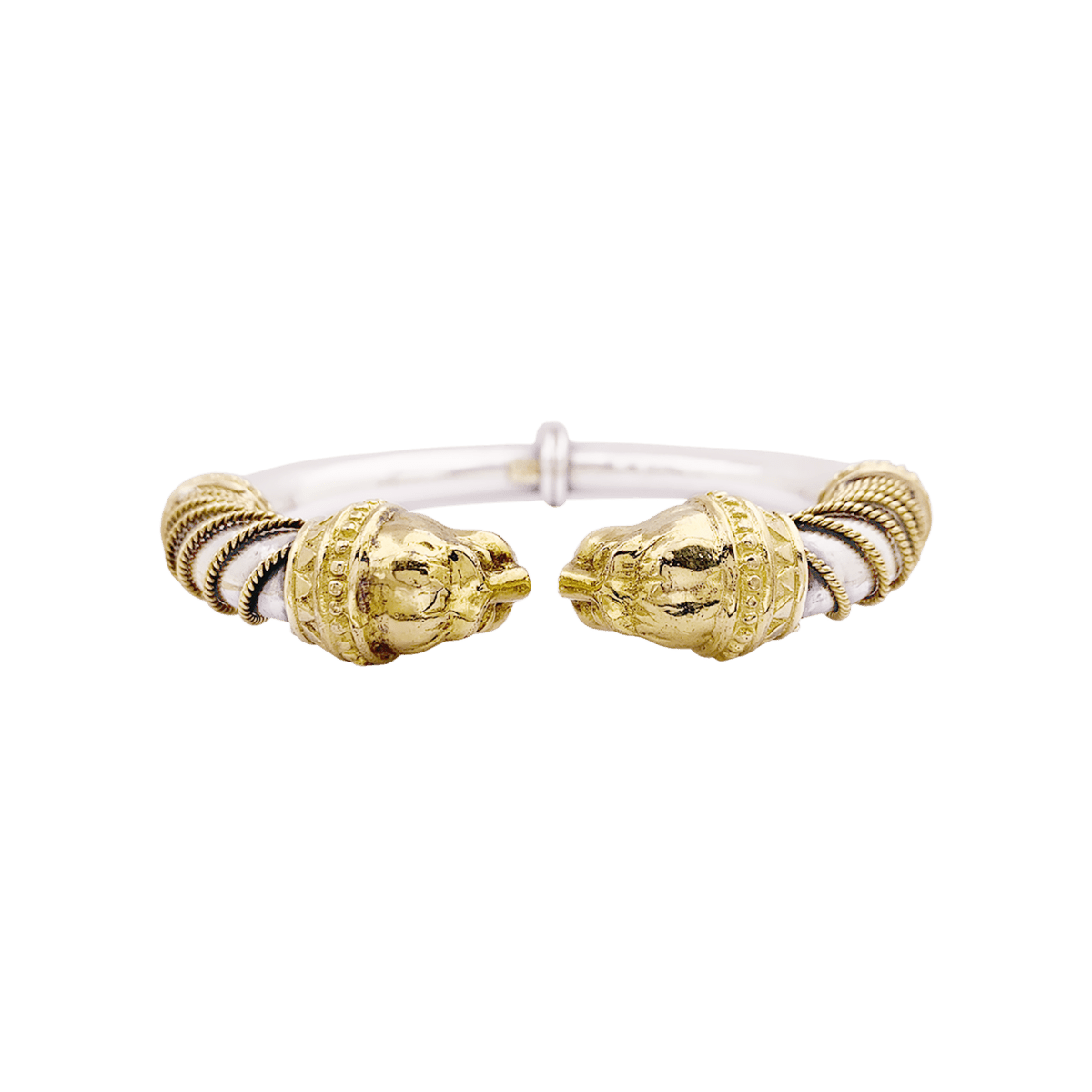 Bracelet Zolotas, "Heritage", or jaune, argent. - Maison Eloe