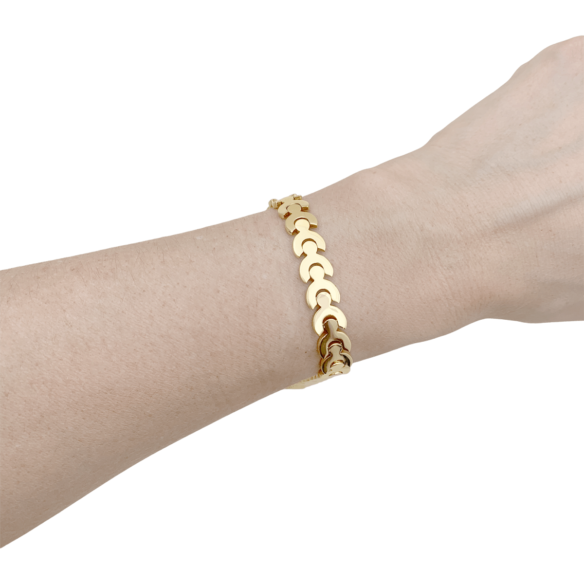 Bracelet FRED, or jaune. - Maison Eloe