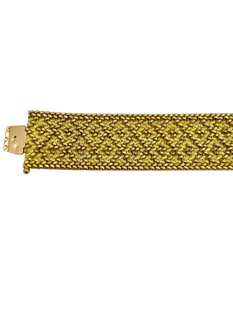 Polish mesh bracelet, master's hallmark