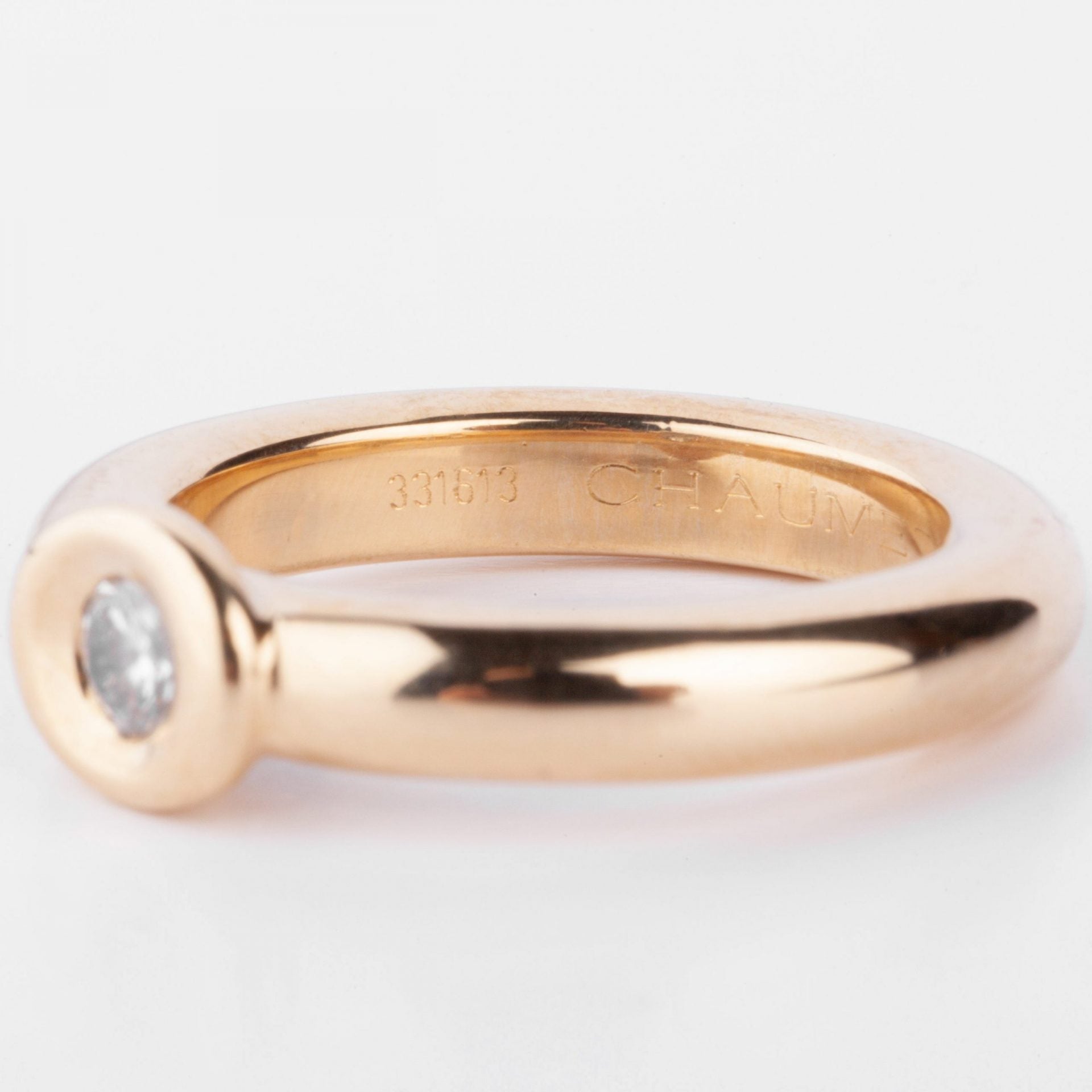 Yellow gold and diamond ring from Chaumet