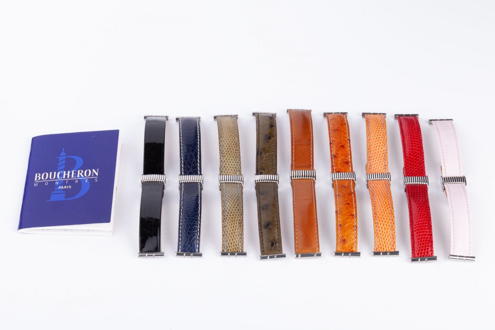 Boucheron, rectangular steel reflection collection watch