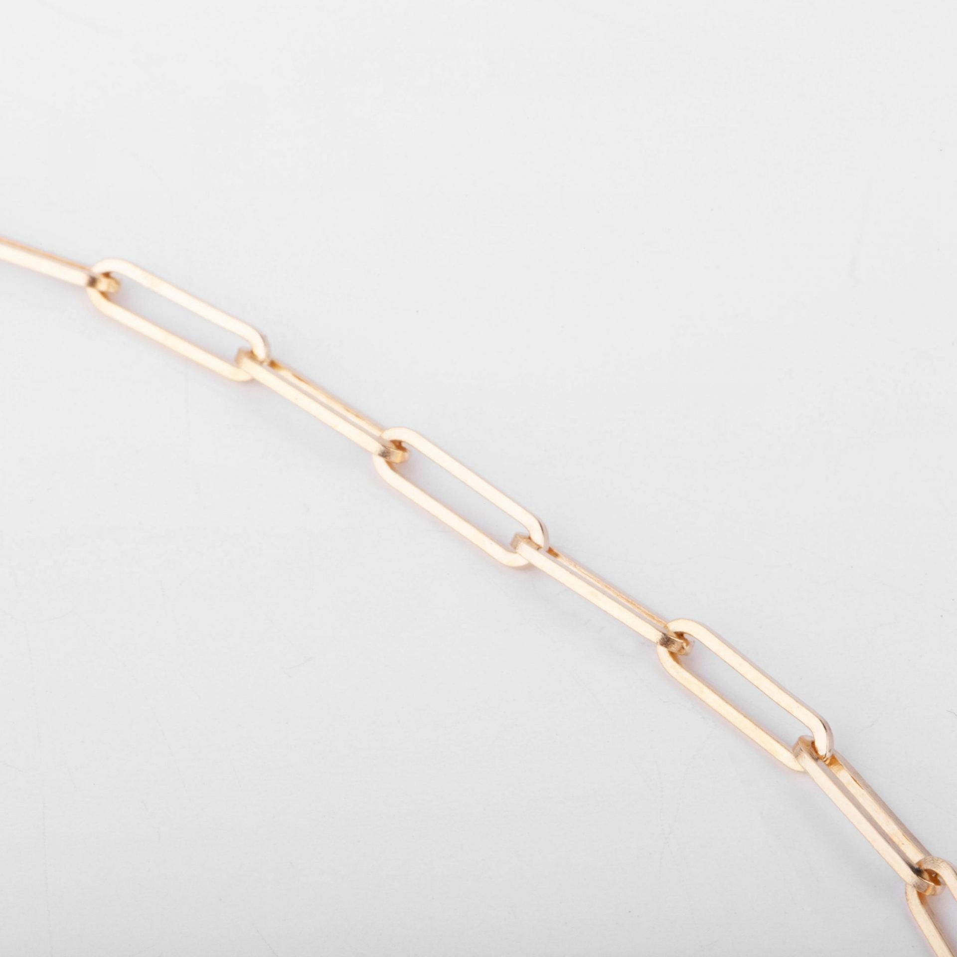 Dinh Van rose gold necklace forming 2 hearts