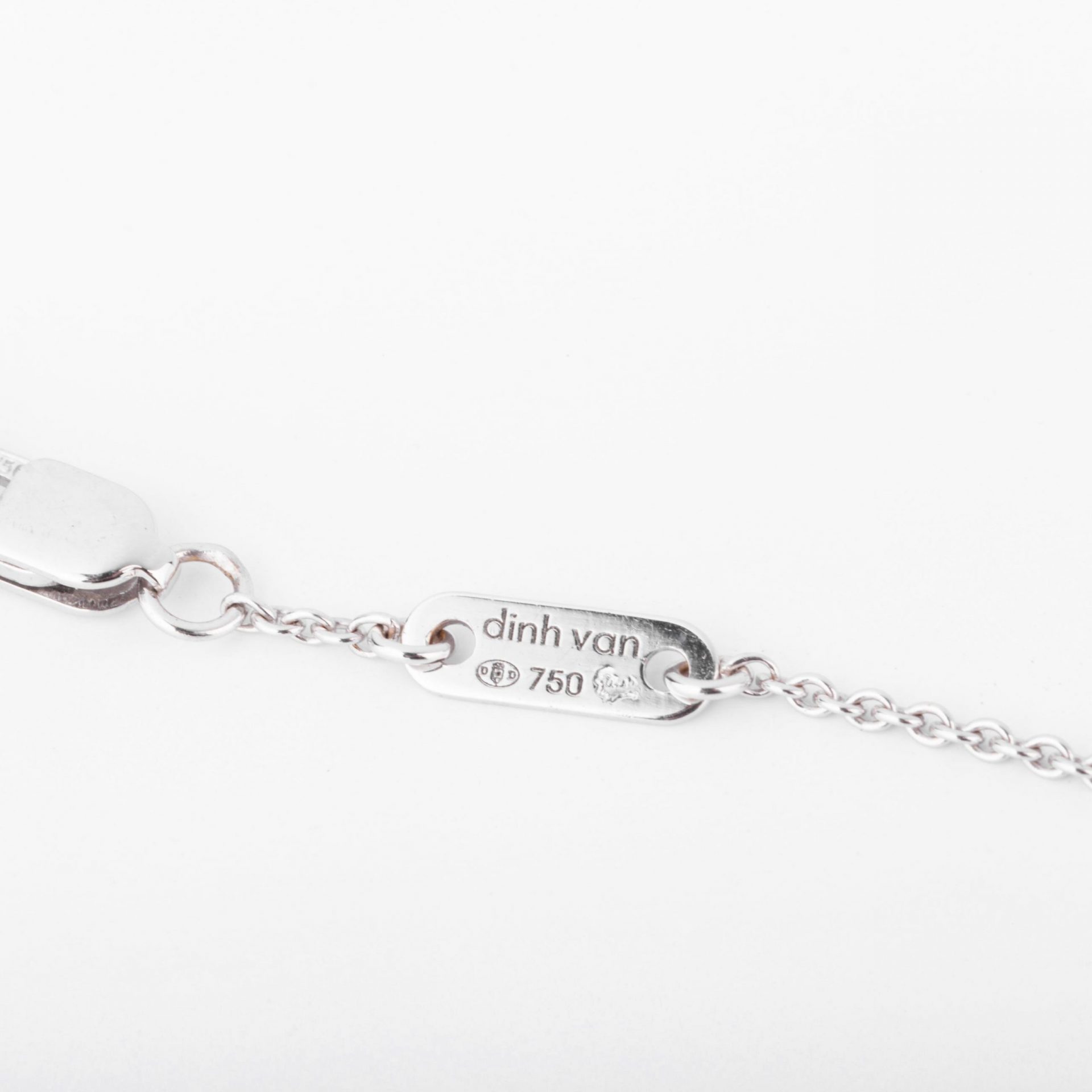 White gold and diamond necklace from Dinh Van