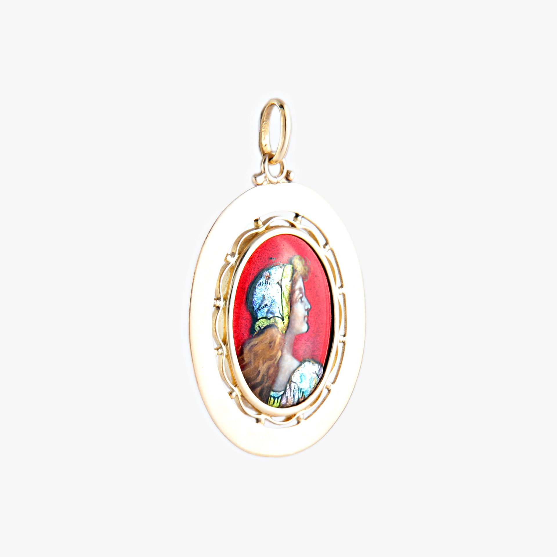 Limoges enamel medal
